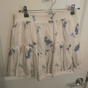 Aeropostale Cream Bubble Mini Skirt Resort Wear